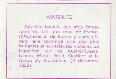 Bataille d'Austerlitz (verso)