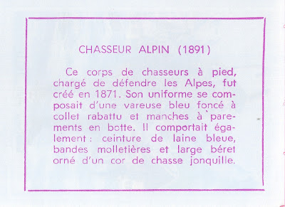 Chasseur alpin (verso)