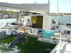 Fleur de Paradis au port des Sables d'Olone vue de l'arrière